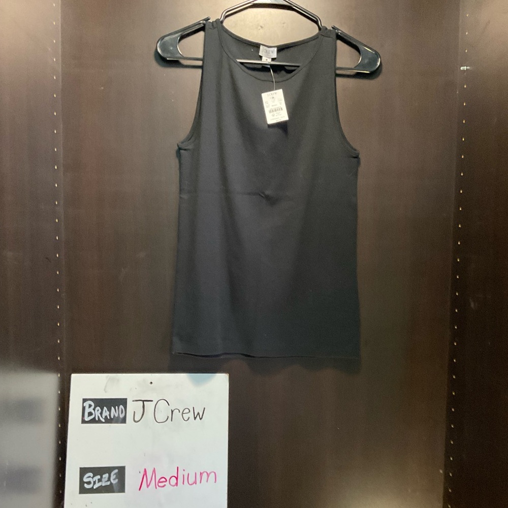 LastChanceB4GoodWill J Crew Women's Classic Black Tank Top